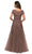 La Femme - 27958 Embroidered Short Sleeve Tulle A-Line Dress Mother of the Bride Dresses