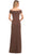 La Femme - 27959 Pleat-Ornate Off Shoulder Jersey Dress Mother of the Bride Dresses