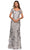 La Femme - 27991 Sequined Floral Lace Sheath Dress Mother of the Bride Dresses