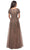 La Femme - 28037 Short Sleeve Beaded Appliqued Lace Dress Mother of the Bride Dresses