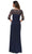 La Femme - 28056 Lace V Neck Jersey Sheath Dress Mother of the Bride Dresses