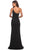 La Femme - 28176 One Shoulder Fitted Jersey Dress with High Slit Bridesmaid Dresses