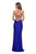 La Femme - 28296 Long Tie-Up Back High Leg Slit Jersey Prom Dress Prom Dresses