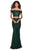 La Femme - 28425 Sequined Off-Shoulder Sheath Dress Prom Dresses 00 / Emerald