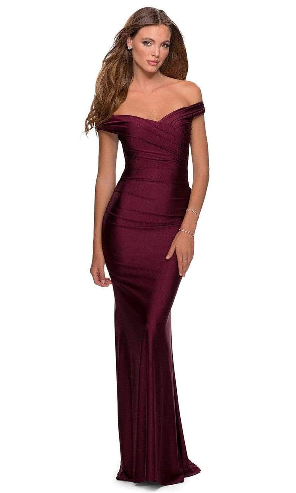 La Femme Dress 28450 Dark Berry / 4 La Femme Dress 28450 Dark Berry / 4