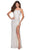 La Femme - 28529 Sequined Halter Neck Sheath Dress Prom Dresses