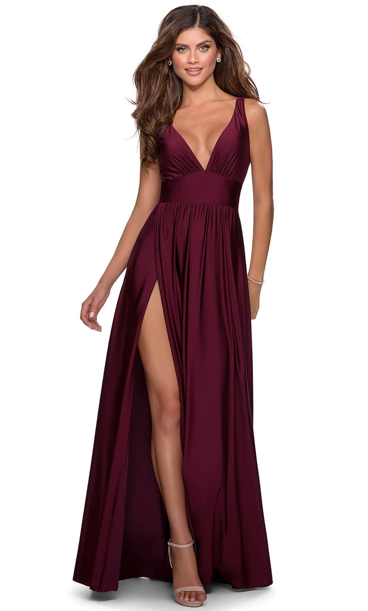 La Femme 28547 Dress - La Femme Prom Dresses - Formal Approach 6 / Dark Berry La Femme 28547 Dress - La Femme Prom Dresses - Formal Approach 6 / Dark Berry