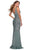La Femme - 28570 Sequined Deep V-neck Sheath Dress Evening Dresses