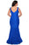 La Femme - 28948 Square Neck Lace Trumpet Gown Evening Dresses