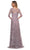 La Femme - 29233 Sheer Sleeve Embroidered A-line Gown Mother of the Bride Dresses