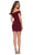 La Femme - 29486 Ruched Off Shoulder Sheath Homecoming Dress Homecoming Dresses