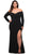 La Femme 29530 - Off Shoulder Long Sleeved Prom Dress Special Occasion Dress