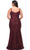 La Femme 29622 - V-Striped Evening Dress Special Occasion Dress