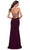 La Femme - 29735 Strappy Ruffle Accent High Slit Dress Special Occasion Dress