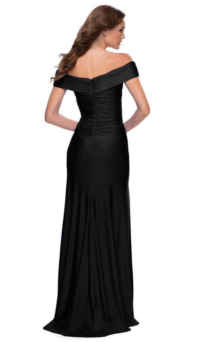 Off Shoulder Long Sheath Velvet Simple Cheap Prom Dresses, PD0934
