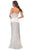 La Femme - 29807 Strapless Fitted Stretch Satin Long Dress Prom Dresses