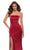 La Femme - 29807 Strapless Fitted Stretch Satin Long Dress Prom Dresses