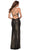 La Femme - 29836 Crisscross Front Metallic Jersey Dress Prom Dresses
