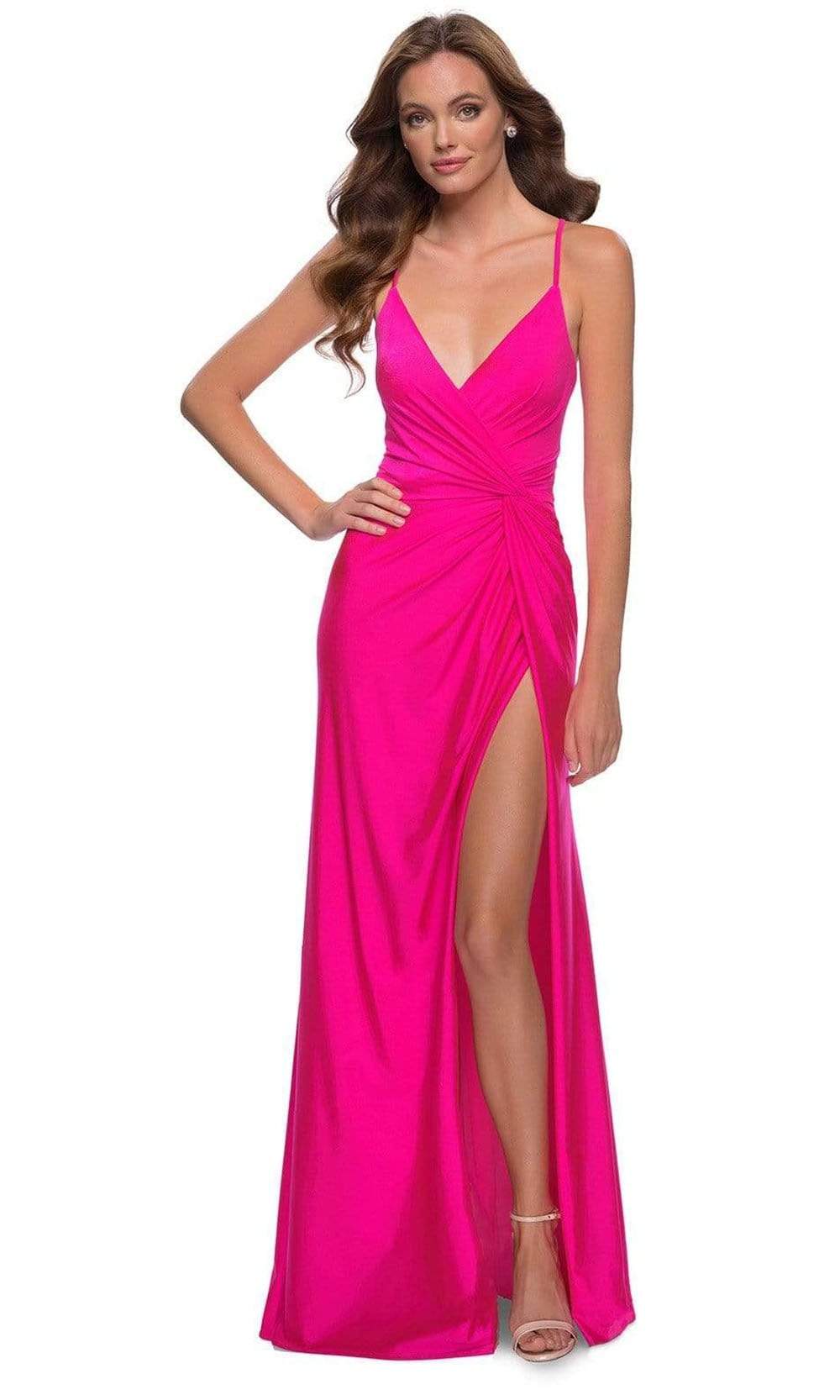 La Femme 29870 Prom Dress - Hot Pink | NewYorkDress La Femme 29870 Prom Dress - Hot Pink | NewYorkDress