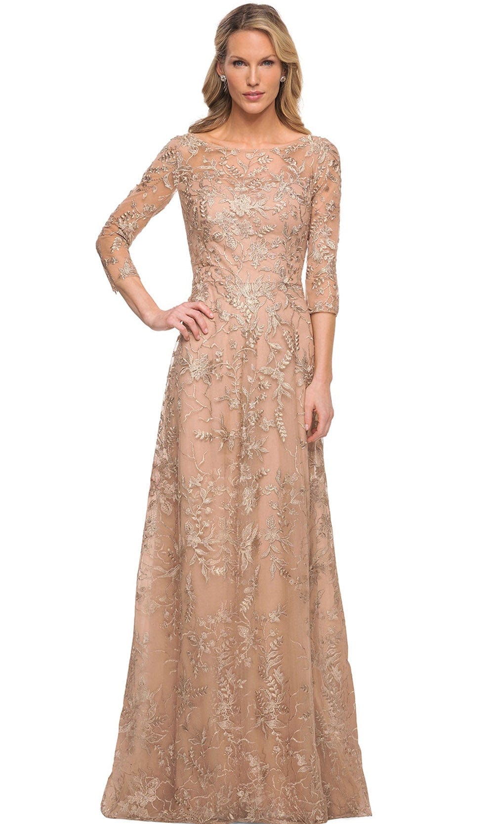 gold lace sheath dress Champagne Gold Tulle Lace Mermaid Short Sleeve Mother Of The Bride Dress