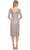 La Femme 30036 - Embroidered Knee Length Dress Special Occasion Dress