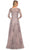 La Femme 30078 - Embroidered Sheer Sheath Dress Mother of the Bride Dresses