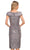 La Femme 30323 - Sequined Off The Shoulder Short Gown Special Occasion Dress