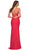 La Femme 30444 - Cowl Style Sheath Gown Special Occasion Dress