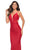 La Femme - 30545 V-Neck Cutout Jersey Gown Special Occasion Dress