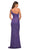 La Femme - 30618 One Shoulder Bodice Gown with Slit Special Occasion Dress