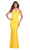 La Femme - 30626 Cowl Style Draped Gown Special Occasion Dress