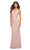 La Femme - 30706 Crisscross Back Sheath Dress Special Occasion Dress