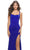 La Femme 31071 - Square Neck Prom Dress with Slit Special Occasion Dress