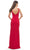 La Femme 31071 - Square Neck Prom Dress with Slit Special Occasion Dress