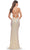 La Femme 31072 - Plunging V-Neck Sequin Prom Gown Special Occasion Dress