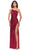 La Femme 31089 - Sequin Cutout Prom Dress Special Occasion Dress 00 / Red
