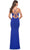 La Femme 31114 - Ladder Strap Ruche Prom Dress Special Occasion Dress