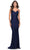 La Femme 31122 - Sweetheart Trumpet Long Dress Special Occasion Dress 00 / Navy