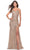 La Femme 31140 - Sequin Trumpet Prom Dress Special Occasion Dress 00 / Rose Gold