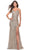 La Femme 31140 - Sequin Trumpet Prom Dress Special Occasion Dress 00 / Silver