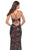 La Femme 31206 - Patchwork Embellished Sheath Gown Special Occasion Dress