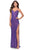 La Femme 31209 - Stretch Sequin Evening Dress Special Occasion Dress 00 / Purple