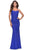 La Femme 31218 - Pleated Scoop Neck Prom Dress Special Occasion Dress