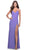 La Femme 31331 - V Neck Pleated Prom Dress Special Occasion Dress