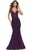 La Femme 31344 - Sheer Lace Applique Long Dress Special Occasion Dress