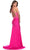 La Femme 31403 - Crisscross Back Sleeveless Prom Gown Special Occasion Dress