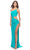 La Femme 31443 - Asymmetric Neckline Long Dress Special Occasion Dress