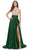La Femme 31448 - Strappy Back Satin A-line Dress Special Occasion Dress