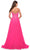 La Femme 31506 - Chiffon A-line High Slit Dress Special Occasion Dress