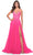 La Femme 31506 - Chiffon A-line High Slit Dress Special Occasion Dress
